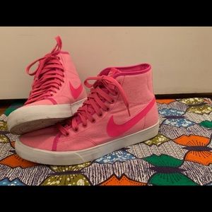 Pink Nike Hightops